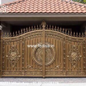 Latest Gate Design Trends For Homes Double Main Gate Design No-4442