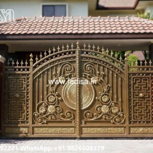 Simple And Elegant Gate Design Collection Lakadi Ke Gate Design No-4461