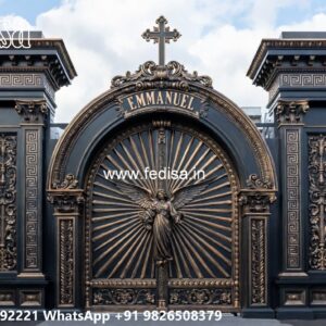 Elegant Gate Design For Entrance Laminate Gate Design No-4470