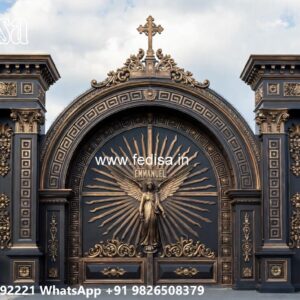 Simple Gate Design Ideas Collection Steel Boundary Gate Design No-4490