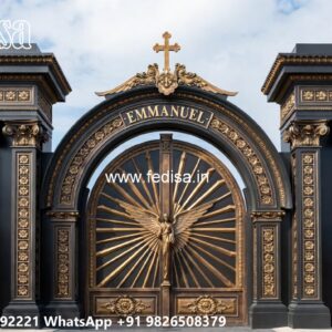 Gate Design Ideas For Village Homes Steel Gate Design 10 Feet No-4511