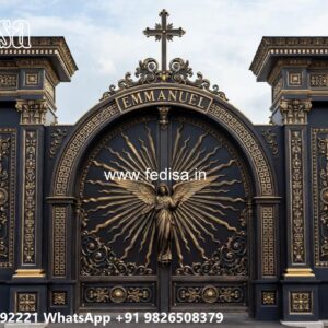 Latest Steel Gate Design For Home Laser Cutting Design Grill No-4527