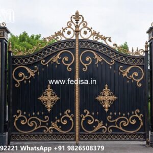 Modern Automatic Gate Designs Simple Wall Compound Gate Design No-4553