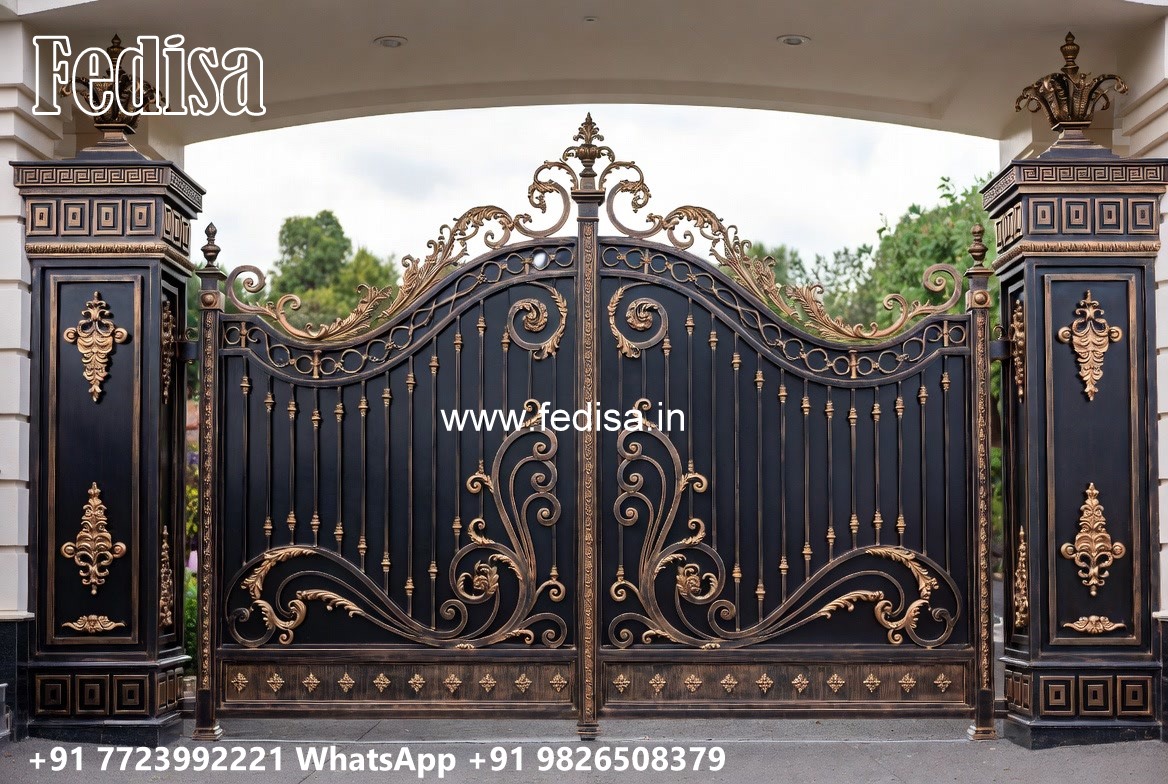 Outdoor Gate Design Ideas Pipe Gate Design Loha No-4558