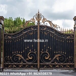 Simple Gate Design Under Budget Stainless Steel Main Gate Price No-4578