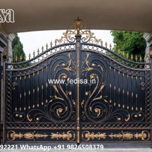 Stylish Entrance Gate Designs Leaf Gate Design No-4596