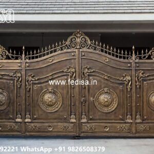 Simple And Stylish Gate Ideas Sliding Compound Gate No-4638
