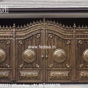 Main Gate Color Beautiful Wooden Gate Design Ideas No-4669
