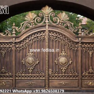 House Main Gate Design Decorative Garden Gate Ideas No-4714