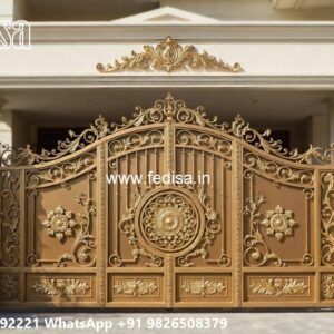Double Gate Design Beautiful Modern Gate Designs No-4826