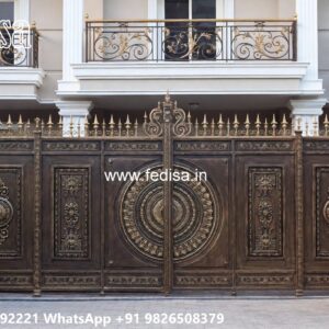 Elegant Gate Design Ideas For Luxury Homes Steel Main Gate Design No-4920