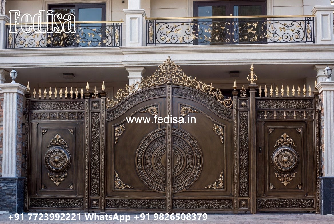 Sliding Gate Design Ideas For Homes Loha Grill Gate No-4921