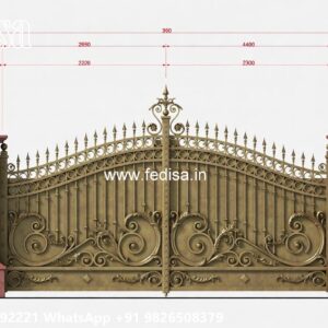 Space Saving Sliding Gate Designs Home Main Gate Design No-4927