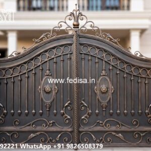 Simple Garden Gate Design Ideas Boundary Wall Design With Gate No-4938