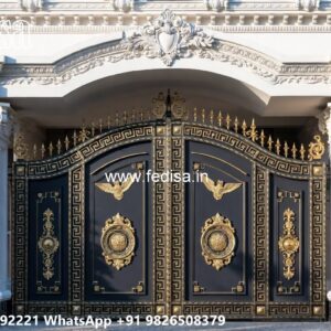 Elegant Entry Gate Styles Glass Gate Design No-5044