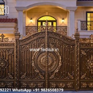 Stylish Gate Design For Independent Houses Gi Pipe Gate Design No-5143