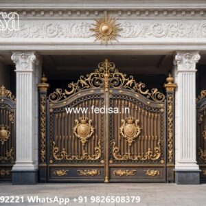 Smart Gate Design Ideas For Houses Steel Grill Gate No-5237