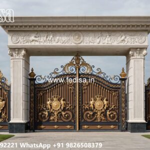 Modern House Gate Design Trends 2028 Lohe Ke Gate Design No-5240