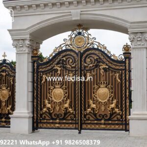 Simple And Elegant Gate Design Inspiration Single Door Steel Gate Design No-5262