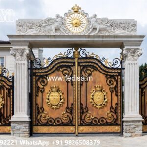 Creative Main Gate Design Inspiration Wooden Main Gate No-5268