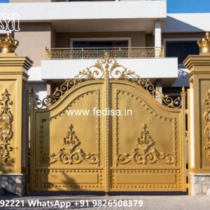 Black Iron Gate Design Inspiration Steel Main Gate Price No-5321
