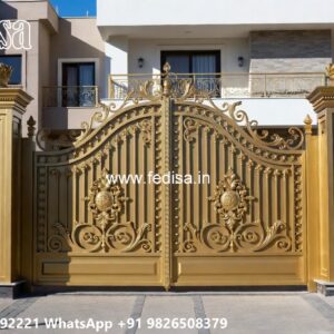 Artistic Gate Design Ideas For Entry Concrete Gate Design No-5326