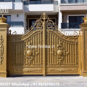 Eye-catching Gate Designs For Front Yard Main Gate Paint Design No-5330