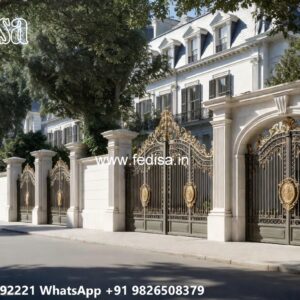 Remote Control Gate Design Inspiration Boundary Wall Grill No-5338