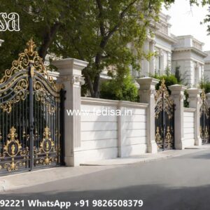 Grand Entrance Gate Designs Main Gate Name Plate Design No-5353