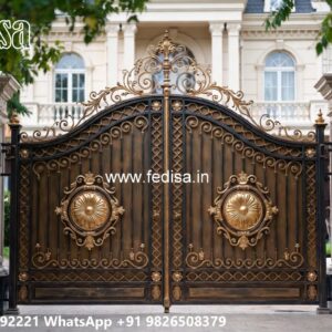 Entry Gate Ideas For Villas Cnc Main Gate Design No-5436