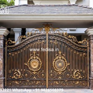 Simple And Elegant Gate Design Ideas Kitchen Front Gate Design No-5484