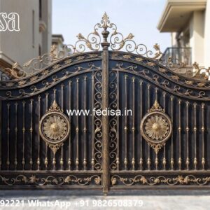 Creative Gate Design Ideas For Villas Portico Gate Design No-5519