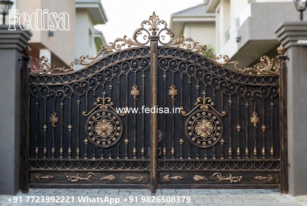 Simple Front Gate Design Ideas Slide Gate Design For House No-5541