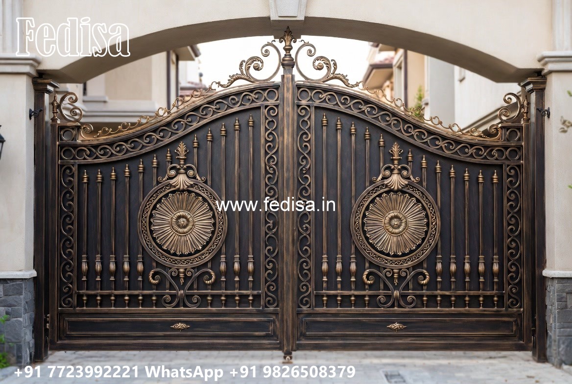 Modern Gate Design Inspiration Collection Steel Jali Gate Design No-5552