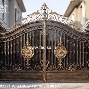 Stylish Gate Design Ideas For Villas Folding Iron Gate Design No-5564