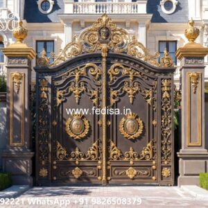 Modern Gate Design Ideas For Entrance Loha Gate Color No-5602