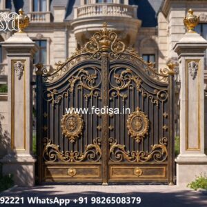 Unique Gate Design Ideas For Entry Lohe Ka Door Design No-5624