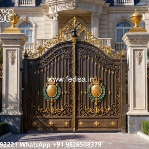 Simple And Elegant Gate Design Collection Steel Gate Single Door Price No-5660