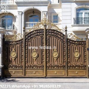 Beautiful House Gate Design Collection Steel Sheet Gate Design No-5709