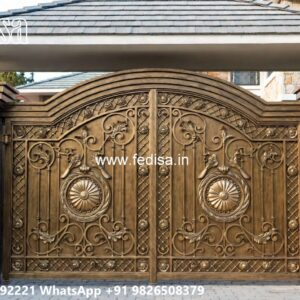 Latest Entry Gate Designs Granite Stone Gate Pillar No-5811