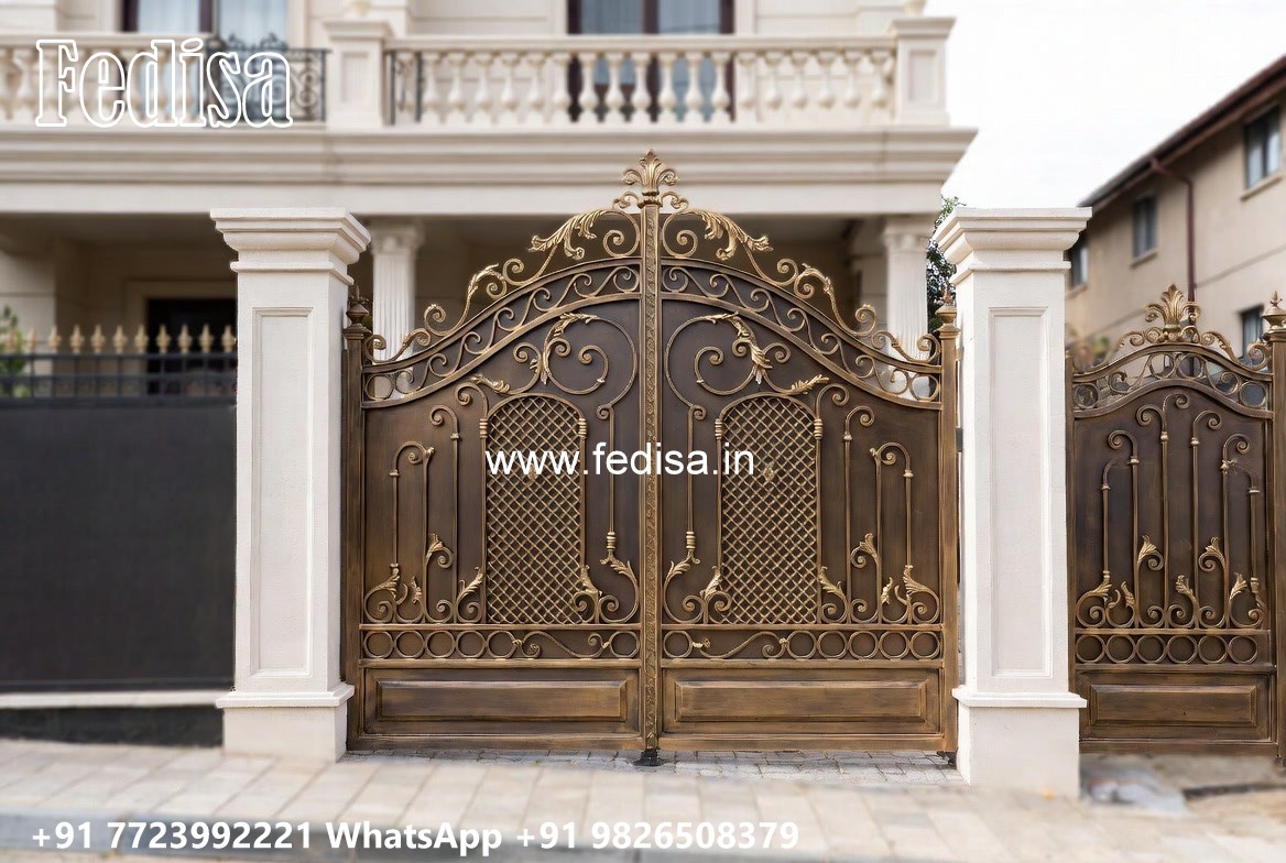 Modern Gate Designs You?ll Love Iron Arch Gate Design No-5841