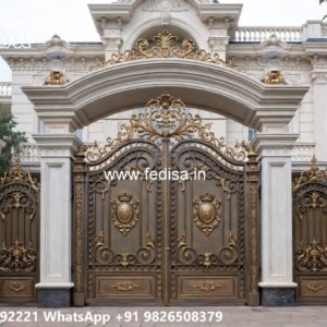 Unique Gate Design Ideas Collection Iron Gate Single Door No-5945