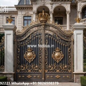Modern Gate Design Ideas For Villas Grill Gate Lock Design No-5952