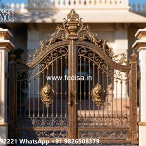 Stylish Gate Design Ideas For Entryway Iron Channel Gate Design No-6031