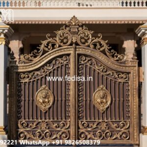 Simple And Elegant Gate Design Collection Front Wall And Gate Design No-6072