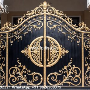 Latest Gate Design Trends In 2031 Round Gate Grill Design No-6108