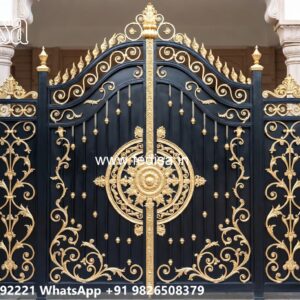 Stylish Main Gate Design For Modern Houses Front Gate Roof Design No-6109
