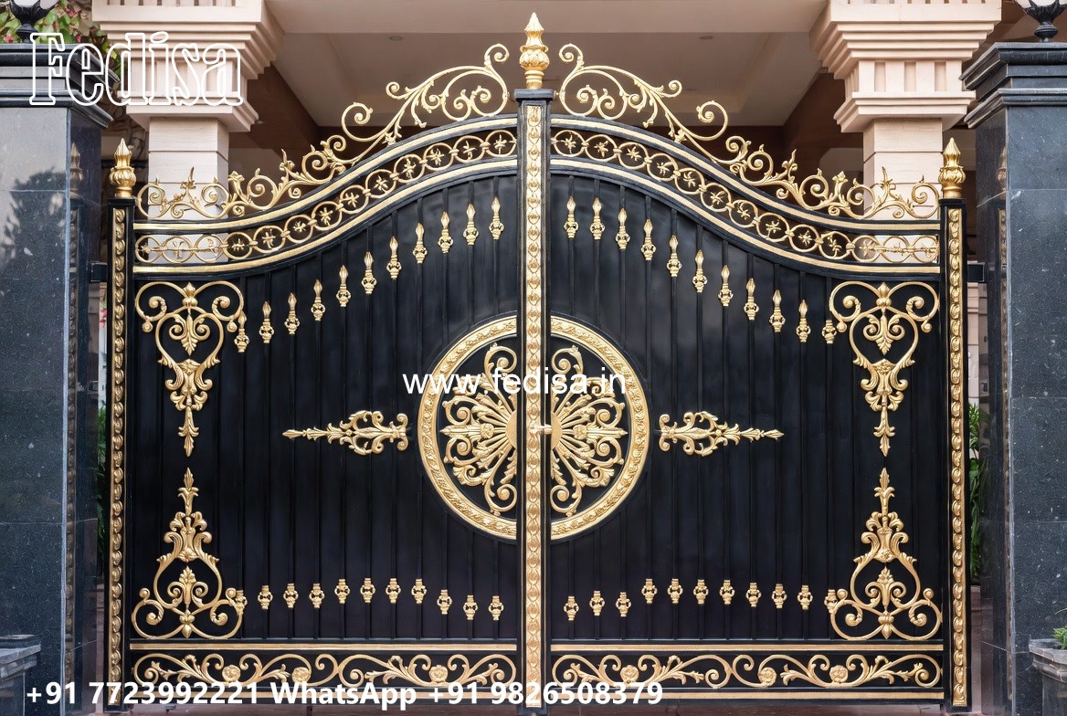 Modern Steel Gate Design Inspiration Makan Ka Get Dijain No-6112
