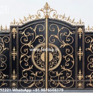 Strong And Stylish Gate Designs For Homes Gate Fiber Design No-6124