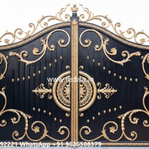 Premium Designer Gate Ideas Wrought Iron Entrance Gates No-6153